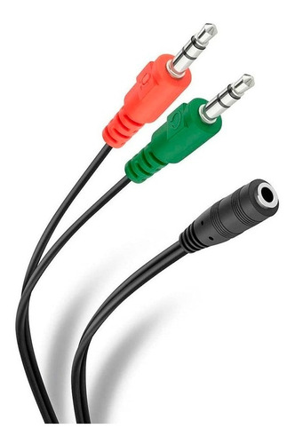 Cable De Audio 3.5mm Hembra A 2 X 3.5mm Macho Splitter