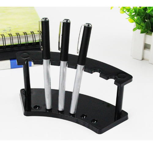Stand Pen Stand Pen Pen Organizer Rack De Cepillo De Negro