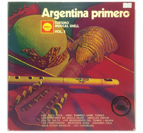 Vinilo Varios Argentina Primero Turismo Musical Shell Vol.3