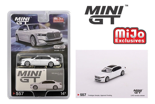 Mini Gt Bmw Alpina B7 Xdrive Alpine White #557 1/64 Mijo Ex. Color Blanco