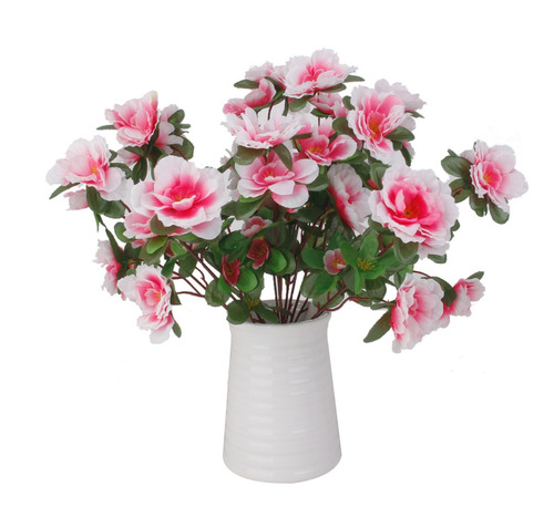 Flores Artificiales Decorativas, Azalea Rosada, 2 Ramos | Meses sin  intereses