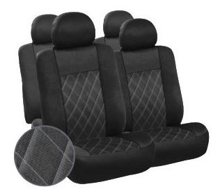 Imagen 1 de 1 de Cubre Asientos - Polyester Gts 003 Negro-gris