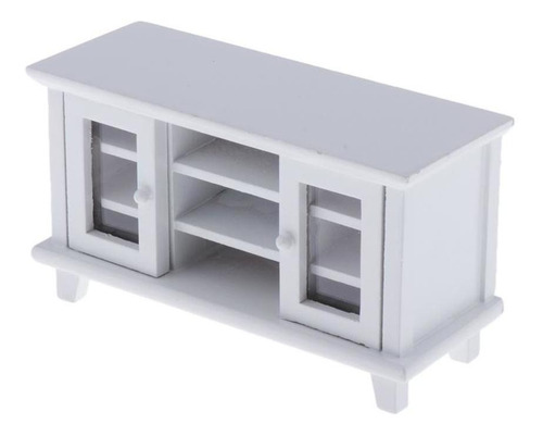 Mueble De Televisor De Desmontable / Miniatura Blanco