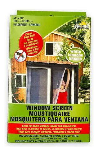 Mosquitero Para Ventana Malla Protectora Insectos Mosquitos