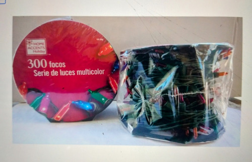 Luces Navideñas Multicolor Set De 300 Focos Envío Gratis 