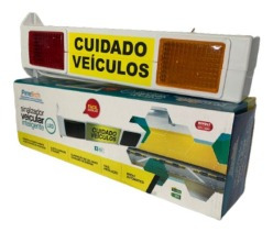 Sinalizador De Portão Garagem Led Automático Aviso Sonoro