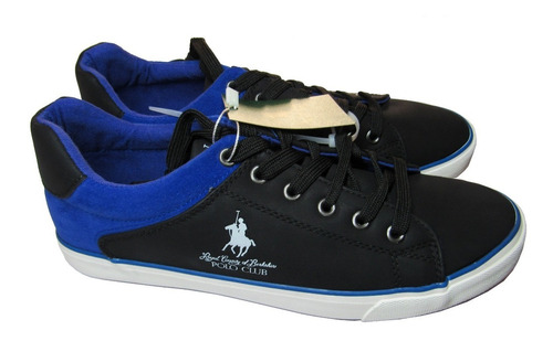 Zapatillas Polo Club Negras- Azul Hombre N° 41 / Rabstore