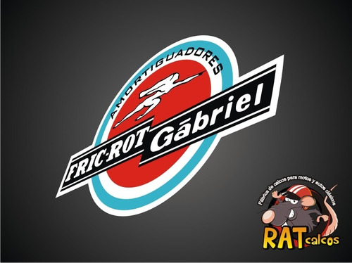 Calco Fric-rot Gabriel / Calco Logo Retro