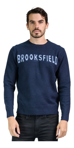 Sweater Pullover Hombre Brooksfield Suave Importado 4060b