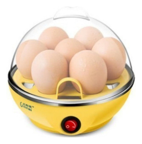 Ovos Cozidos Egg Cooker Cozedor Elétrico 110v 350w Amarelo