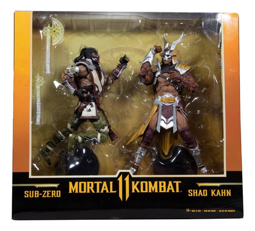 Sub Zero Vs. Shao Khan Mortal Kombat 11 Mcfarlane Toys Figu