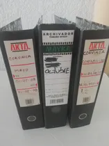 Comprar Carpetas Archivador Lomo Ancho Oficio Y Carta Usadas (5 Pz)
