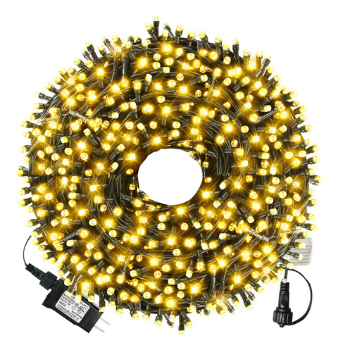 Guirnalda Luz Led Para Navidad Pies; Tira Navideña Enchufe