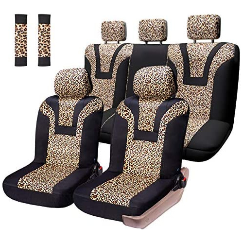 Fundas De Asiento De Coche Diseño De Leopardo, Diseño...