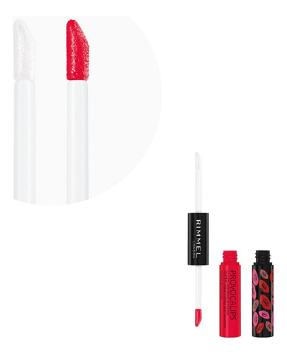 Lápiz Labial Rimmel London Provocalips, 16 Horas, A Prueba D