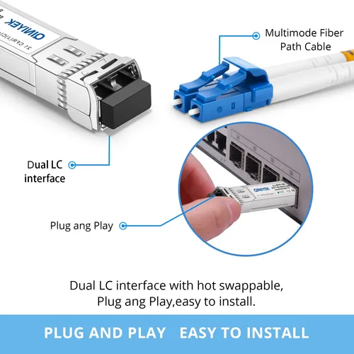 Transceptor Sfp+ 10gbase-sr, Modulo Lc Multimodo 10g Sr Sfp