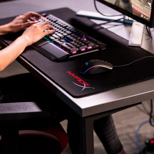 Imagen 4 de 8 de Mousepad Gamer Hyperx Fury Pro Mouse Pad Medium M Borde Tejido Oficial