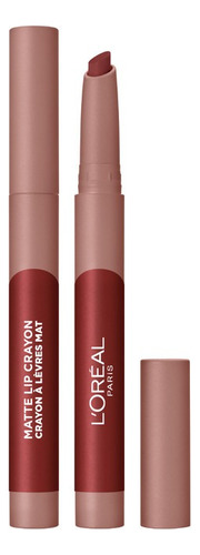 Batom durável e infalível L'oréal Paris Matte Lip Crayon