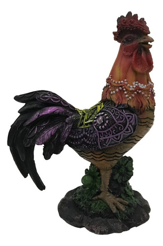 Figura Decorativa Adorno Gallo Multicolor 20 Cm/ Runn