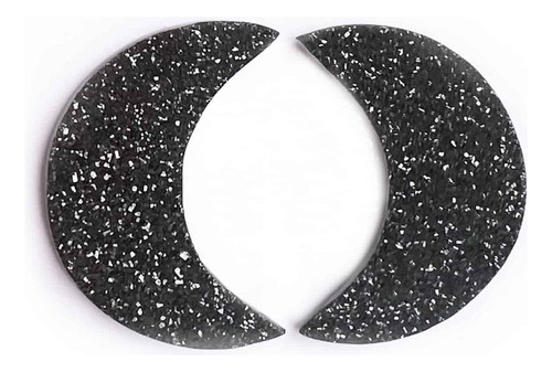 Drusy Black Moon Cabujones 25mm  1 Par