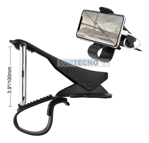 Imagen 3 de 5 de Soporte De Celular Para Auto Calce Firme En El Tablero ®