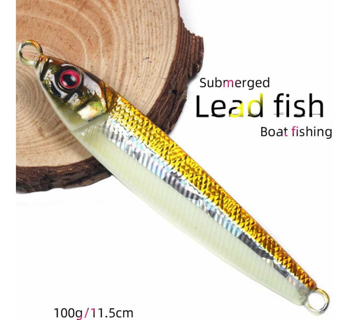 Set Fishing Crankbait Luminous Micro Metal Slow Hooks