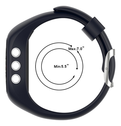 (bk) Correa De Silicona Para Polar A300, Pulsera De Repuesto