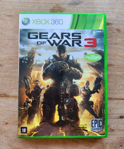 Gears Of War 3 (mídia Física Leg Pt-br) Xbox 360