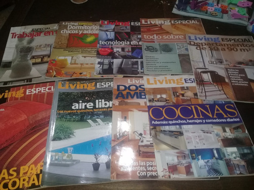 Lote De 9 Revistas Living Especial