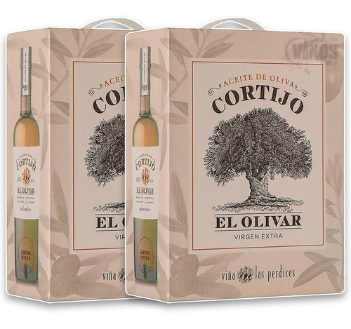 Aceite De Oliva Cortijo Las Perdices 3 Litros Caja X2