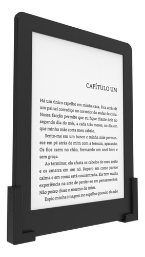 Suporte De Parede Para Kindle 10o Geração Leitura Livro Cor Preto