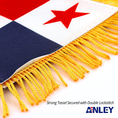 Anley Window Hanging Flag With Fringe, 10x15cm Aj