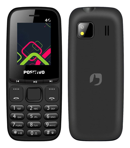 Celular Telefone Simples Idosos Rede 4g Rádio Mp3 Anatel