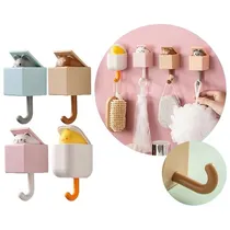 Comprar Set De 2 Ganchos Percheros Para Hogar Kawai Gatitos