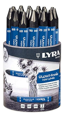 Crayones De Grafito Lyra, Varios Grados, Solubles En Agua, J