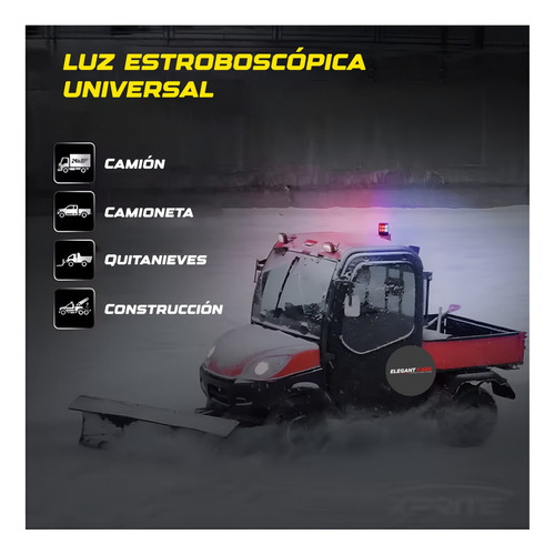 Circulina 25led Policial +flash Imantada 12-24v