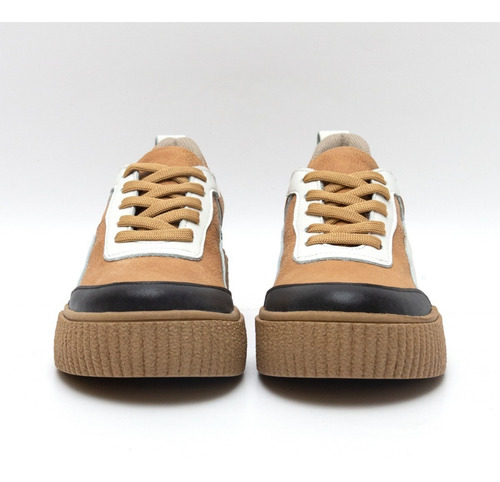Imagen 2 de 5 de Zapatillas Mujer Cuero Urbano Bettona Afus1
