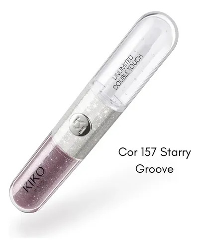 Batom Líquido Kiko Milano UNLIMITED DOUBLE TOUCH Brilhante Cor 157