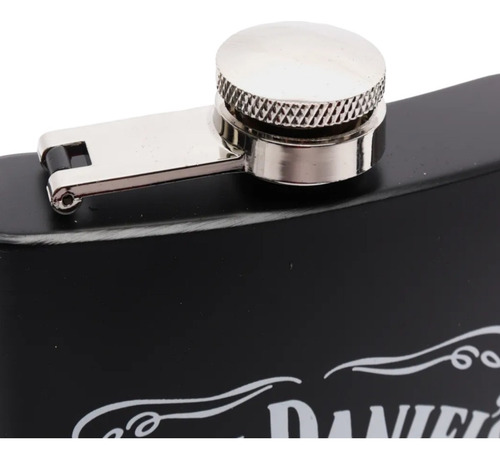 1 Cantil Jd Em Aço Inox 177ml Rum-whisky-vodka - Aqui C/nfe
