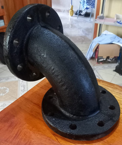 Codo De Fierro 4 X 90 Grados Fierro Fundido Bridado