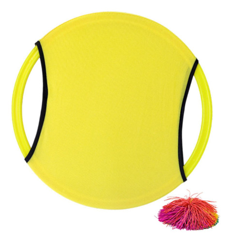 De Paleta De Cuerda Con Trampolín Para Actividades Amarillo
