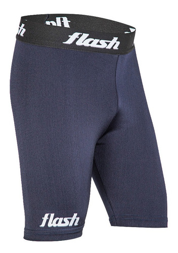 Calza Corta Spandex Flash Niño Azul Solo Deportes