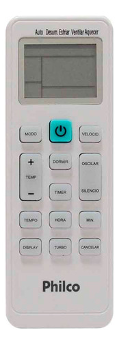 Ar Condicionado Hw Philco Eco Inverter Pac12fd 12k Frio 127v Cor Branco