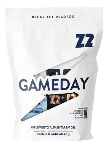 Energy Gel Z2 Gameday Pack 12 Unidades Sortidas com Cafeína - foto 1