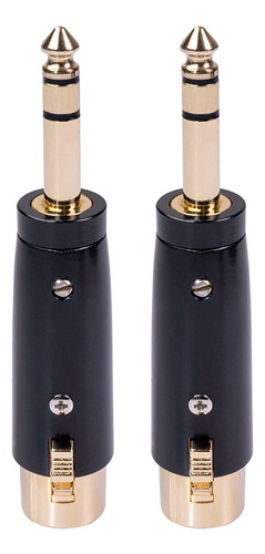 Adaptador Hembra 2x Xlr A Macho 1/4, Enchufe Estéreo De -