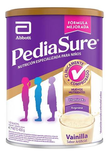 Pediasure Polvo Vainillatarro X 400 Grs - GR a $145