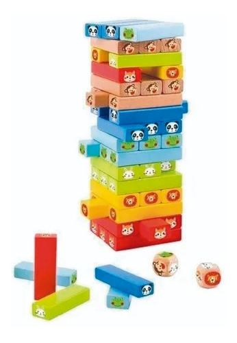 Animal Tower Torre De Madera Equilibrio 2166 Magnific Cuota