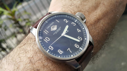 Relógio Nautica Militar A09595 Preto 2 Pulseiras