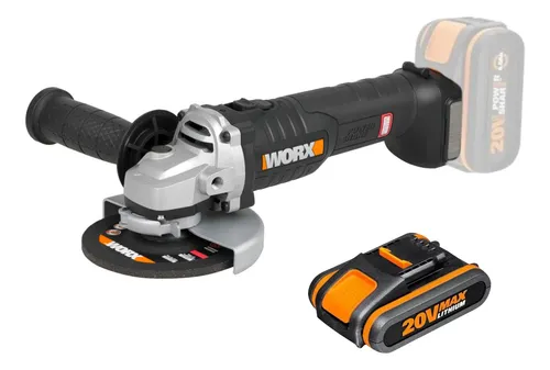 comprar Esmerilhadeira A Bateria 2ah 20v Worx Wx812 Sem Carregador