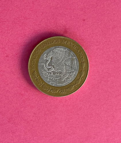Moneda Veinte 20 Nuevos Pesos Hidalgo 1993 Plata Sterling (Usado)